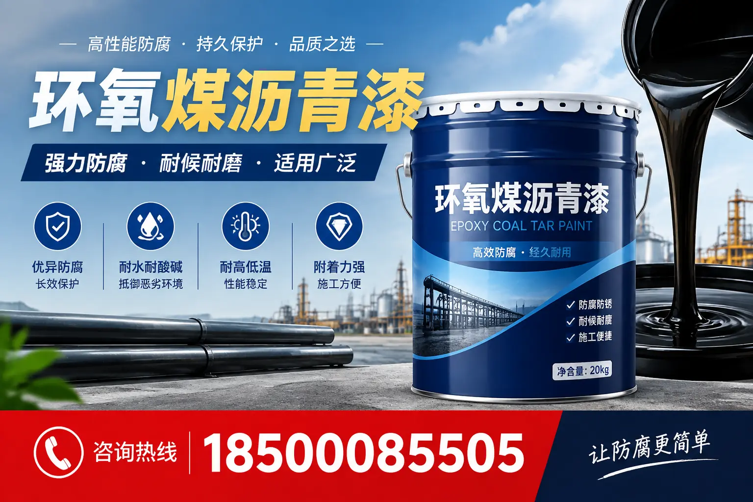 环氧煤沥青漆在不同气候条件下的表现分析，陇南适用性